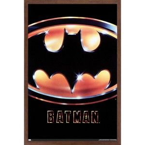 Trends International DC Comics Movie Batman (1989) - Logo One Sheet Framed Wall Poster Prints - 1 of 4