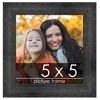PosterPalooza | Square Contemporary Black Picture Frame - UV Acrylic, Foam Board Backing, Hanging Hardware - 2 of 4
