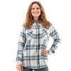 Aventura Clothing Women's Edie Long Sleeve Collared Neck Button Down Shirt - 3 of 4