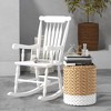 Outsunny Outdoor Wood Rocking Chair, 350 lbs. Porch Rocker with High Back for Garden, Patio, Balcony - 3 of 4
