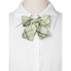 INSPIRE CHIC Women's Plaid Uniform Pre-tied Knot Cute Stylish Colorful Bow Ties - 4 of 4