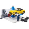 Bruder Bworld Car Service Repair Shop Set - image 4 of 4