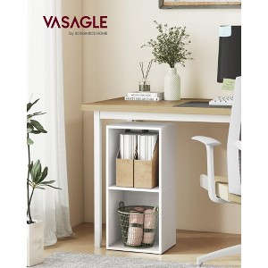 2-Tier Cube Bookcase, Open Storage Shelf for Living Room, Office, Space-Saving Design, Easy Assembly - 1 of 4
