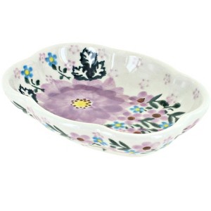 Blue Rose Polish Pottery 85 Vena Soap Dish - 1 of 1