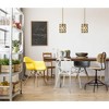Elegant Lighting Levante 1 light pendant in brass - 2 of 4