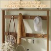 Shoe Storage Cabinet with Hanging Hooks & Flip Drawers, Hidden Shoe Rack - 4 of 4