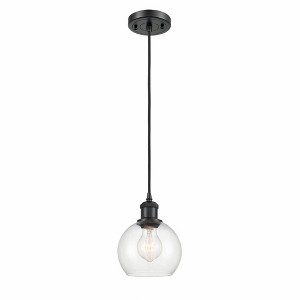 Innovations Lighting Athens 1 - Light Pendant in  Matte Black - 1 of 1