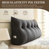 Bekrvio Corduroy Bed Wedge Pillow, Headboard Bolster Back Rest Cushion Pillow f Sofa Bed - 2 of 4