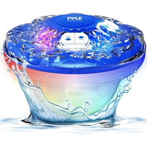 Underwater LED Pool Fountain for Nighttime Ambiance with Rechargeable Battery, 6 Light Modes, 3-Foot Spray - 1 of 4