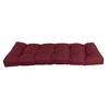 Blazing Needles, 51-inch by 19-inch Tufted Solid Outdoor Spun Polyester Loveseat Cushion - 2 of 3