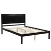 Full Size Platform Bed Frame With Headboard, Wood Slat Support Wood Platform Bed, No Box Spring Needed Full Bed Frame - image 2 of 4