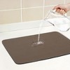 REGALWOVEN Large Diatomaceous Stone Dish Drying Quick Dry Coffee Mat for Kitchen Counter Dishes Cups and Utensils - 3 of 4