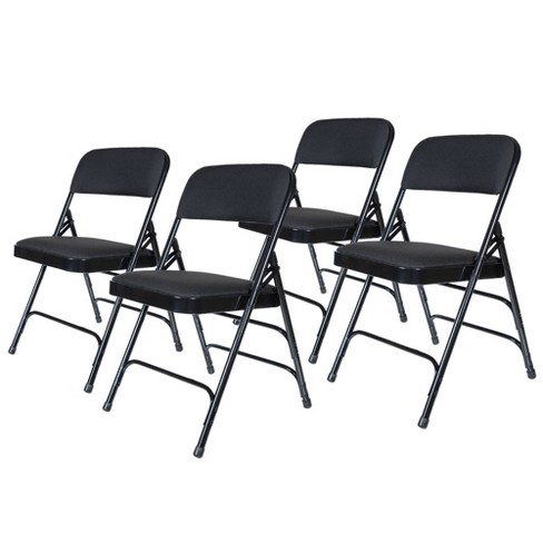 Padded folding chair deals black