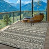 Camping Rugs for Outside Rv,Grey Recyclable Woven Rugs for Yard - 4 of 4