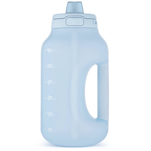 Smart Home Reusable 105 oz Clear Water Bottle Jug with Handle, 2 Pack