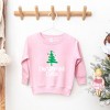 The Juniper Shop Christmas Cutie Tree Glitter Youth Ultra-Soft Graphic Sweatshirt - 2 of 3