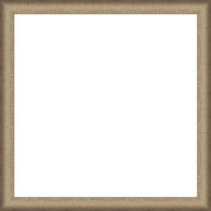 Amanti Art Elegant Brushed Bronze Narrow Framed Dry Erase Magnetic Board - 1 of 4