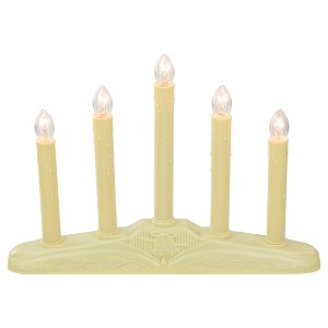 Northlight 5-Light Christmas Candolier Candle Lamp with Bell Base - 14.5" - 1 of 4