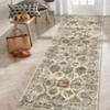 Machine Washable Vintage Large Area Rug Distressed Indoor Floor Carpet Non Slip Non Shedding Thin Foldable Printed Floor Cover - 2 of 4