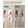 Jewelry Cabinet, LED Accessory Organizer with Mirror, Lockable 3.9 x 16.5 x 42.5 Inches - 4 of 4