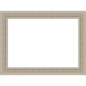 Amanti Art 18"x24" Mezzo Silver Framed Magnetic Dry Erase Board - 1 of 4