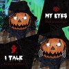 Syemin Decorative Holiday Scene Props Halloween Hanging Pumpkin Ghost Decoration Halloween Inflatables Decoration, Multicolored, 23.6"*5.9"*72" - 4 of 4