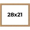 PosterPalooza | 28x21 Modern Bamboo Picture Frame, UV Acrylic, 5 Finishes - 2 of 4