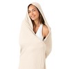 Comfy Cubs Muslin Adult Hooded Towel - Large, Absorbent Hooded Bath Towels for Adults, Stylish Towel with Hood - 2 of 4