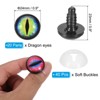Unique Bargains 3D Design DIY Crochet Sewing Craft Doll Making Eyes 20 Pairs Multicolored - 2 of 4
