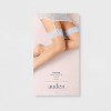 Women's 20D Sheer Garter Stockings with Lace Trim - Auden™ Blue/Honey Beige - 2 of 2