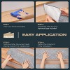 MBIGM Non-Slip Safety Rug, Stair Treads for Wooden Steps, Wood Treads for Steps, Ideal for Wooden Stairs, 15 pk - 4 of 4