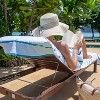 Arkwright Las Rayas Chaise Lounge Cover - (Pack of 2) 100% Cotton Terry Towel with Fitted Pocket, 30x85 - 3 of 4