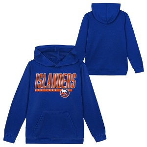 NHL New York Islanders Boys' Poly Fleece Hooded Sweatshirt - 1 of 3