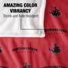 Northwestern Oklahoma State University Logo Pattern Silky Touch Blanket White 50x60 - 4 of 4