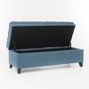 NicBex Modern 50" Storage Bench Wood Accent Stools with Button Tufted Top for Bedroom and Entryway - 4 of 4