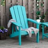 Adirondack Chair, HDPE Fire Pit Chair, Weather Resistant Outdoor Chair for Patio, Garden, Lawn - 2 of 4