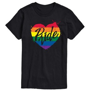 Men's - Instant Message - Pride Heart Short Sleeve Graphic T-Shirt - 1 of 4