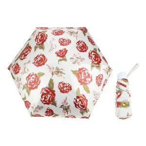 Unique Bargains Compact Umbrella Windproof Folding Lightweight for Travel - 1 of 4