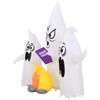 Occasions 5' INFLATABLE COLOR CHANGING CAMPFIRE GHOSTS, 5 ft Tall, White - 4 of 4
