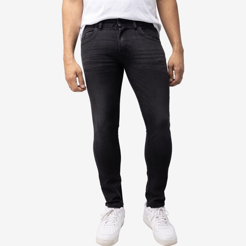 CULTURA Men's Stretch Skinny Fit Denim Jeans, 1 of 6