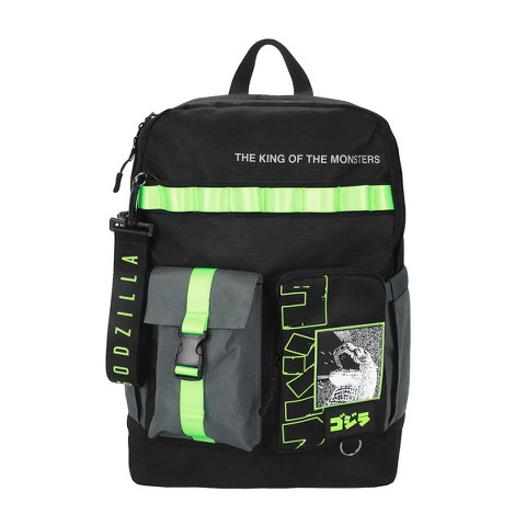 Godzilla The King Of The Monsters Adult Black 18.5" Utility Backpack