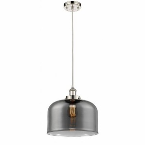 Bell - 1 Light Cord Hung Mini Pendant In Industrial Style-11.38 Inches Tall and 12 Inches Wide - 1 of 1
