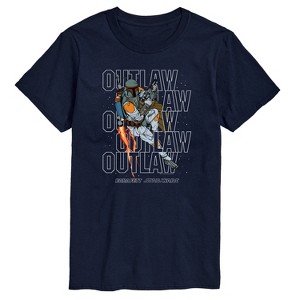 Men's - Star Wars - Outlaw Boba Fett Short Sleeve Graphic T-Shirt - 1 of 4