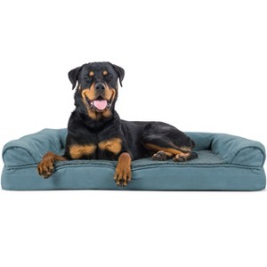 FurHaven Plush & Suede Orthopedic Sofa Dog Bed - 1 of 3