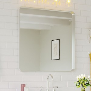 Wall-Mounted Mirror Rectangle Bathroom Vanity Mirrors Framed Mirrors Aluminum Framed Bathroom Mirror - 1 of 4
