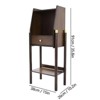 YIYIBYUS Display Bookshelf with Drawer, Tall Book Case, Freestanding Display Storage Shelf - 3 of 4