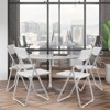 Karl Home Openwork Pattern Plastic Folding Chairs(Set Of 6) - 2 of 4