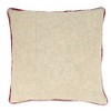 Saro Lifestyle Poinsettia Wreath Pillow - Down Filled, 16" Square, Multi - 2 of 3