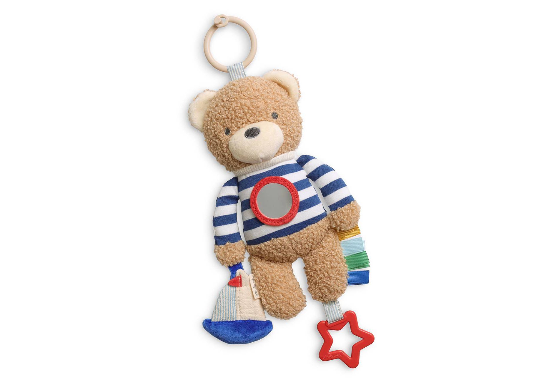 Itzy Ritzy Traveler Learning Toy - Bear: Fine Motor Skills, Baby and Toddler Learning, Single Piece