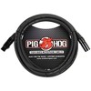 Pig Hog 8mm XLR Microphone Cable Male to Female 10 Ft with Zoom XLR-6c Color ID Rings for Microphone Cables - 6 Units - 2 of 4